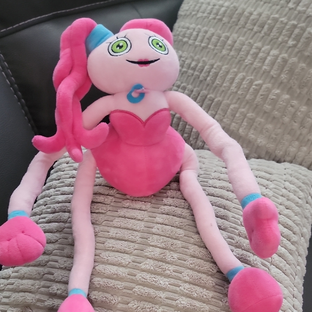 Plush Pink Heart Doll - Soft Kids Toy